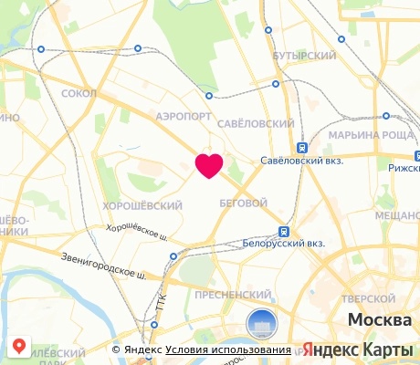 На карте
