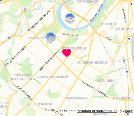 На карте