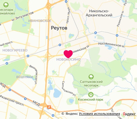 На карте