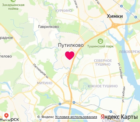 На карте