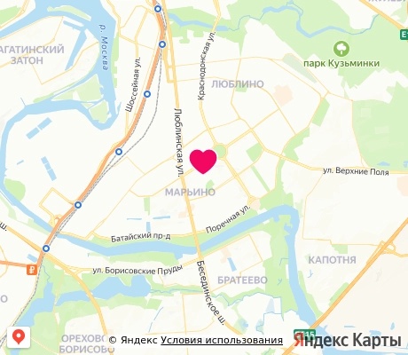 На карте