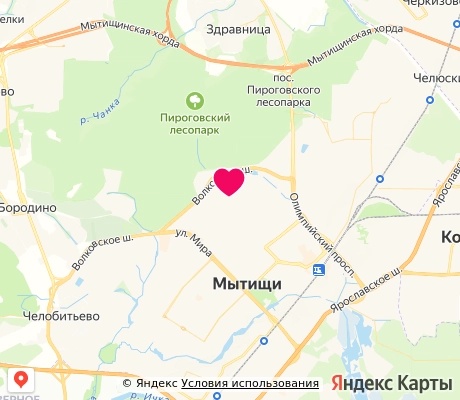 На карте