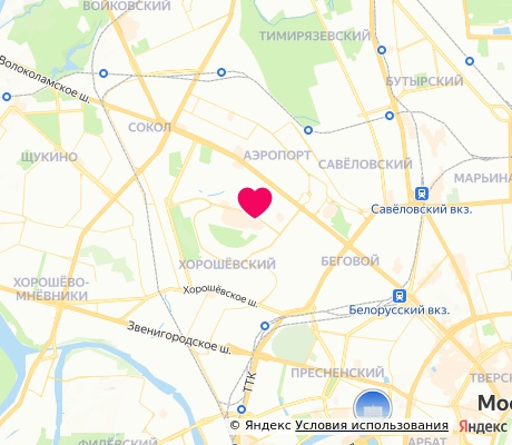 На карте