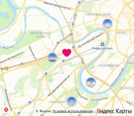 На карте