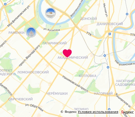 На карте