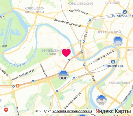 На карте