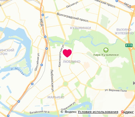 На карте