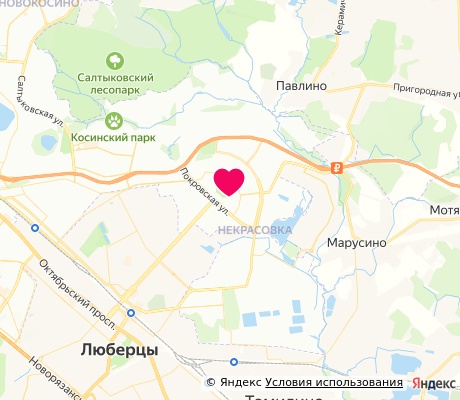 На карте