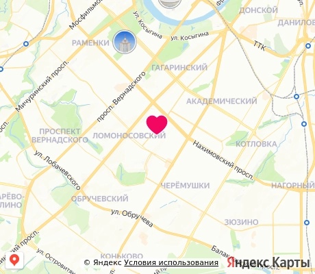 На карте