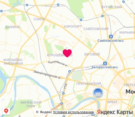 На карте