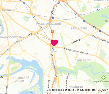 На карте