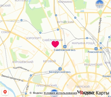 На карте