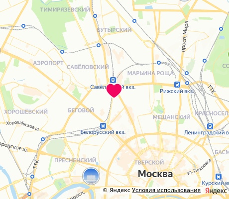 На карте