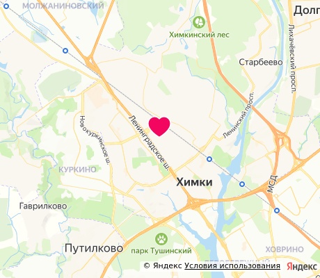 На карте