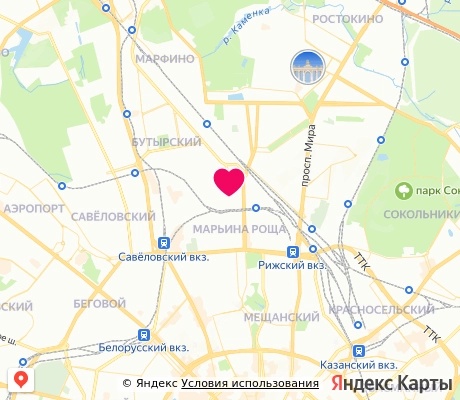 На карте