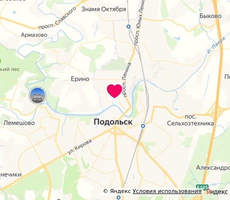 На карте