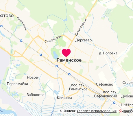 На карте
