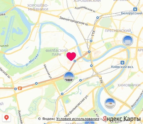 На карте