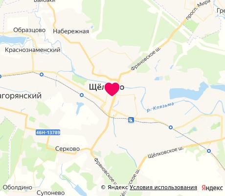 На карте