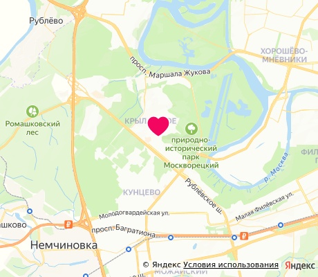 На карте
