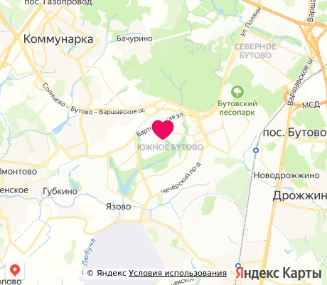 На карте