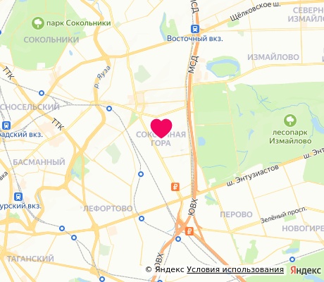 На карте