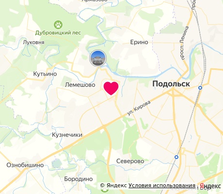 На карте