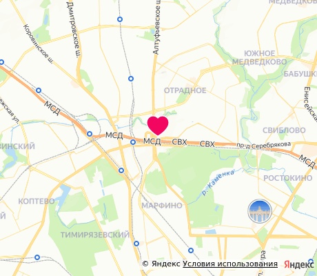 На карте