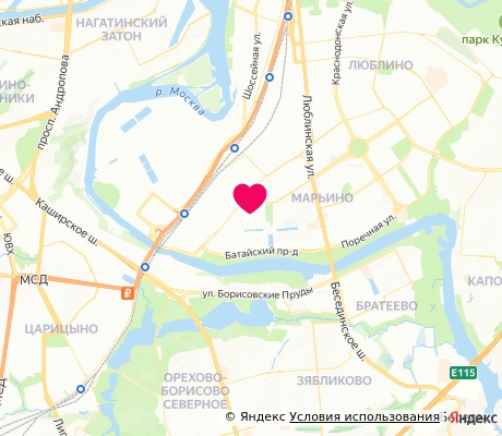 На карте