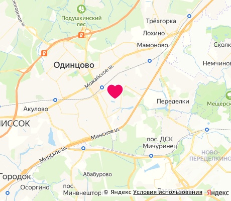 На карте