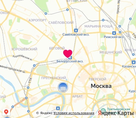 На карте
