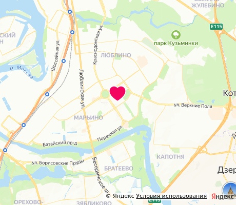 На карте