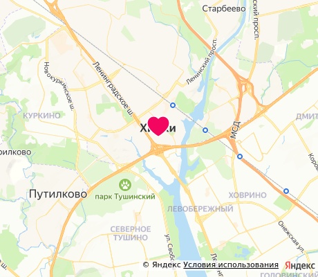 На карте