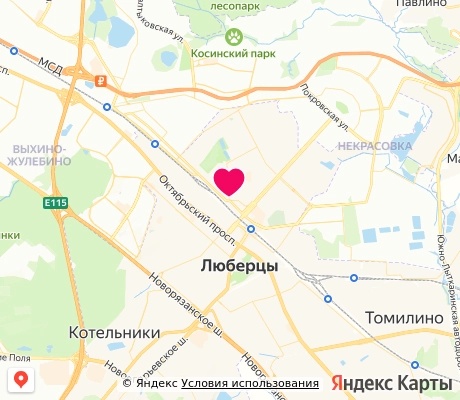 На карте