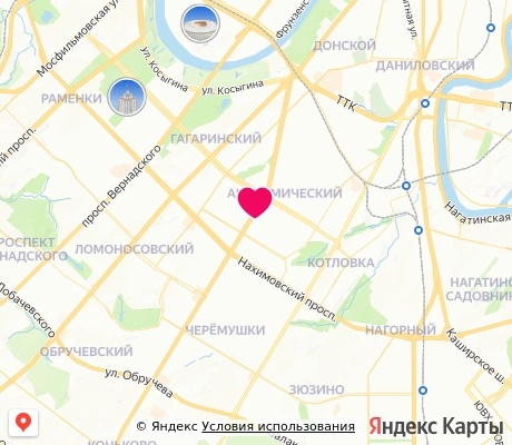 На карте
