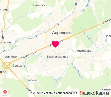На карте