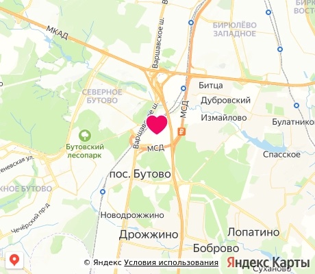 На карте