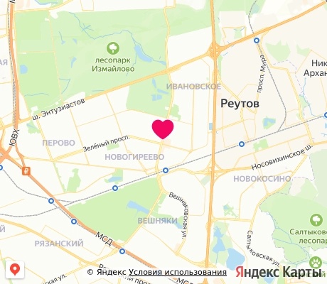 На карте