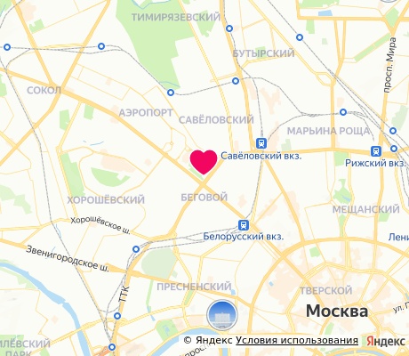 На карте