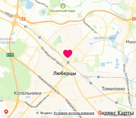 На карте