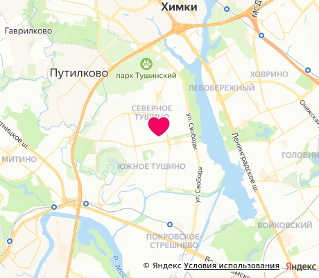 На карте