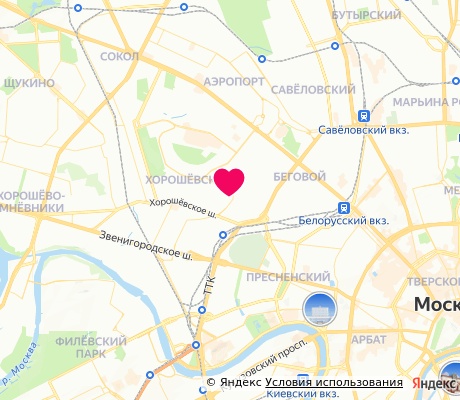На карте