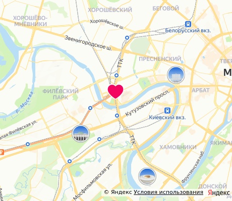 На карте