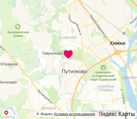 На карте