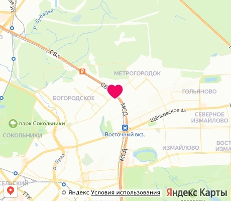 На карте