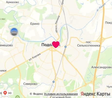 На карте