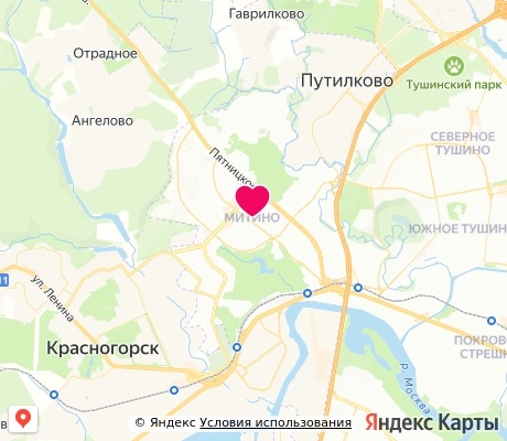 На карте