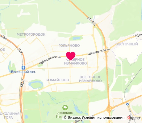 На карте