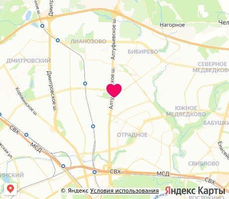 На карте