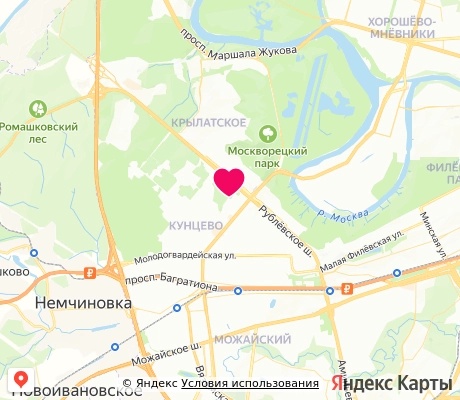 На карте